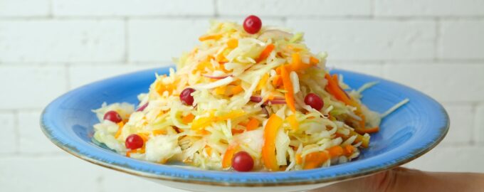Маринованная капуста быстрого приготовления с яблочным уксусом