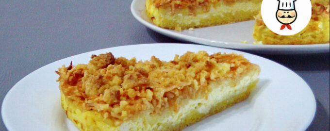 Самый вкусный пирог с творогом и яблоками
