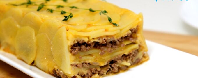Шикарная картофельная запеканка с фаршем