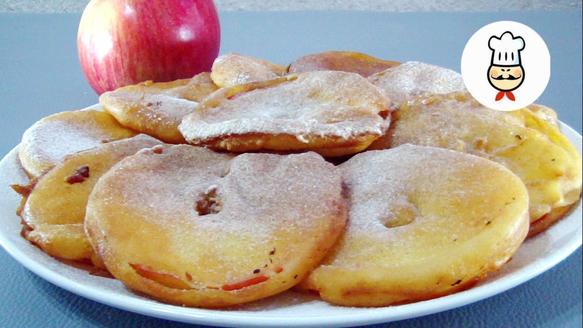 Яблоки в кляре