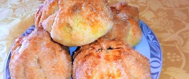 Яблоки в тесте сладкая выпечка с яблоками