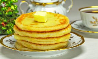 Лепешки с сыром сулугуни