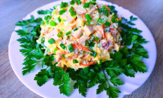Салат «Гости на пороге». Вкуснота в простоте!