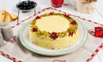 Праздничный мясной салат