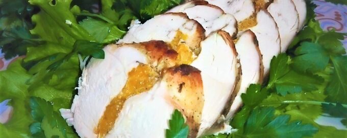 Безумно вкусная куриная грудка с мандаринами на праздничный стол!