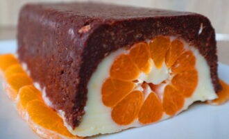 Десерт без выпечки «Мандарин»