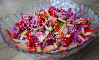 Крутой салат без майонеза! Взрыв вкуса!
