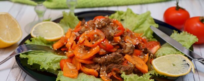Праздничная мясная закуска по-тайски!