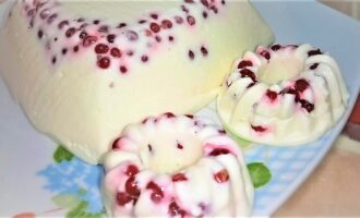 Бланманже творожный десерт