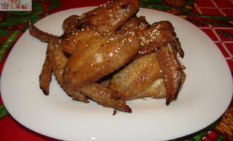 Куриные крылышки, маринованные в яблочном сидре