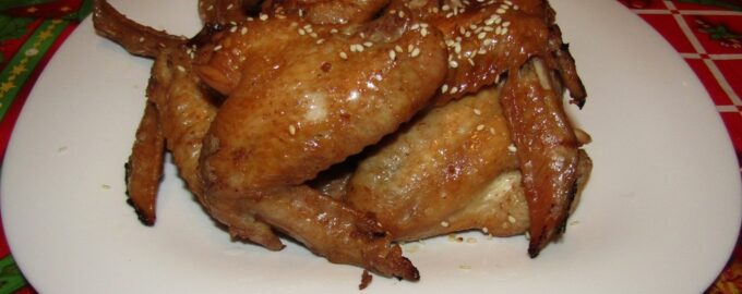 Куриные крылышки, маринованные в яблочном сидре