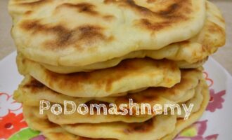 Лепешки с картошкой на кефире. Объедение