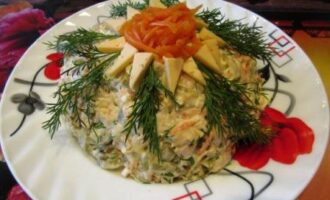 Салат «Лисичка»