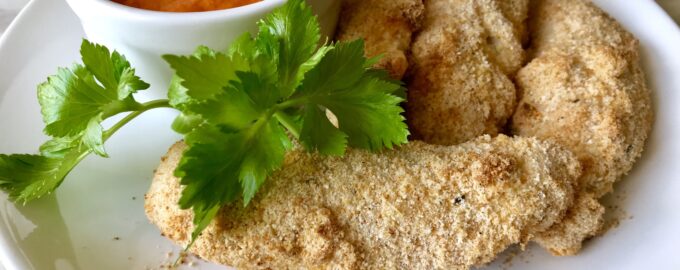 Куриные наггетсы в духовке с сыром