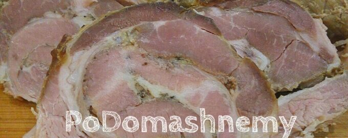Мясной рулет в духовке
