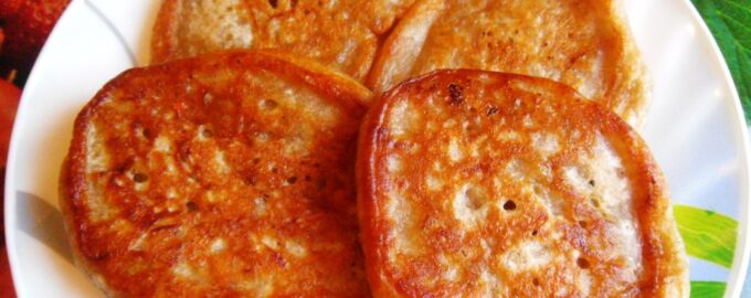 Постные картофельные оладьи