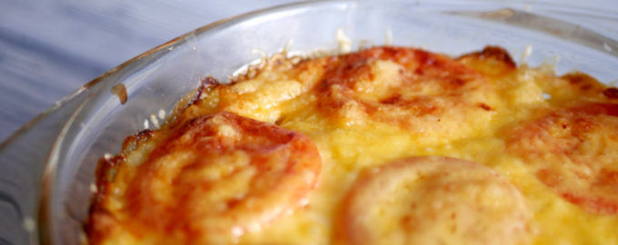 Филе рыбы запеченное с картофелем и сыром