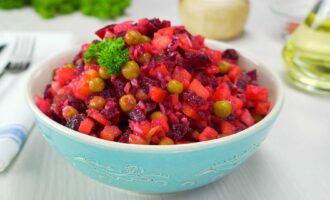 Винегрет из печеных овощей