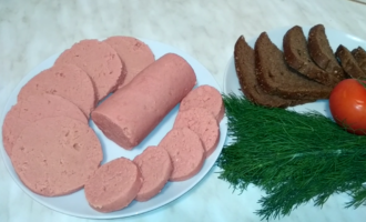 Постная гороховая колбаса