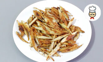 Жареная корюшка