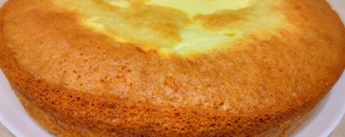 Ленивая ватрушка с творогом и манкой
