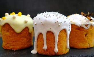 Три рецепта глазури для куличей