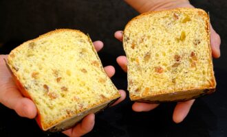 Ленивый кулич вкусный влажный кулич на жидком тесте