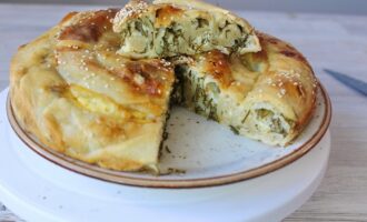 Вертута с сыром и зеленью
