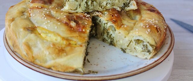 Вертута с сыром и зеленью