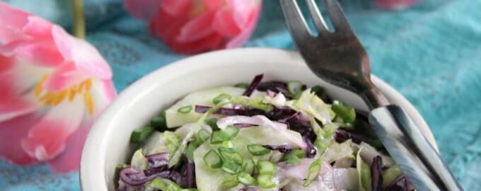Салат с красной капустой