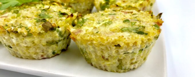 Закусочные маффины из киноа