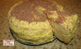 Медовик на кефире с цитрусовым кремом
