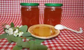 Варенье из цветков белой акации с лимоном (акациевый мёд)