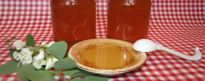 Варенье из цветков белой акации с лимоном (акациевый мёд)