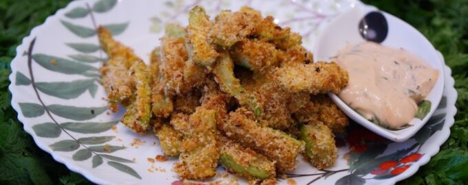 Сочные кабачки в хрустящем кляре