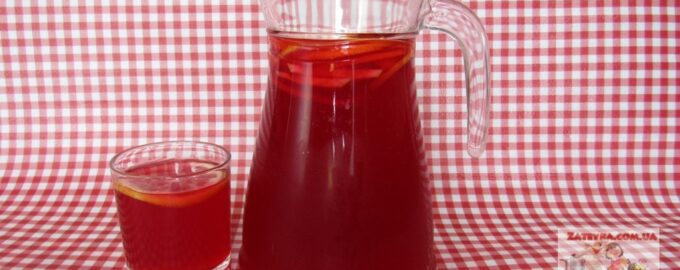 Вишневый лимонад с мятой