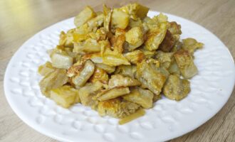 Яичница с баклажанами, как мясо, простым способом за 15 минут!