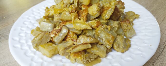 Яичница с баклажанами, как мясо, простым способом за 15 минут!
