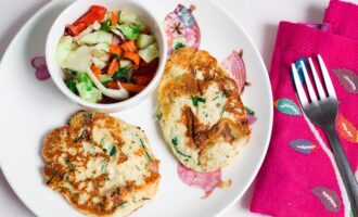 Сырники с зеленью и киноа