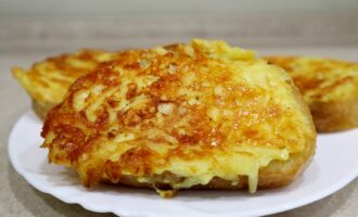Горячие бутерброды с сыром и картофелем
