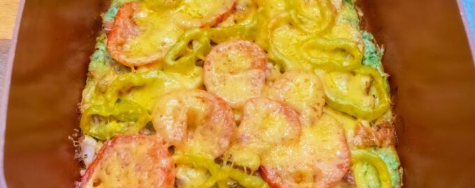 Кабачок с Курицей фаршированный в духовке