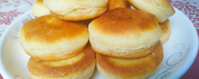 Пышки на сковороде. По вкусу как мягкое пушистое печенье
