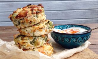 Кексы с брокколи и сыром