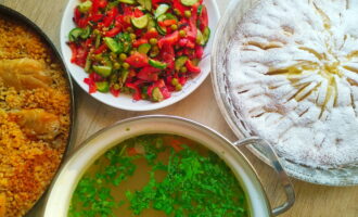 Меню на из 4-х блюд быстро просто и вкусно.