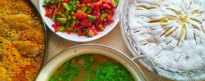 Меню на из 4-х блюд быстро просто и вкусно.