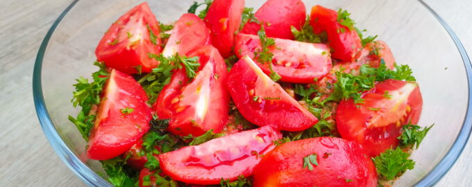 Маринованные помидоры с мятой