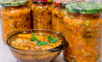 Заготовка для рассольника с перловкой и овощами на зиму
