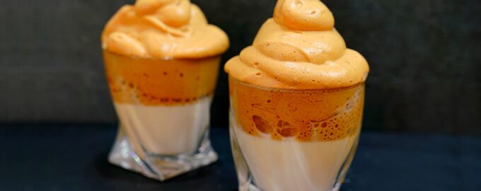Десерт за 3 минуты из воды и кофе (без сливок и желатина)