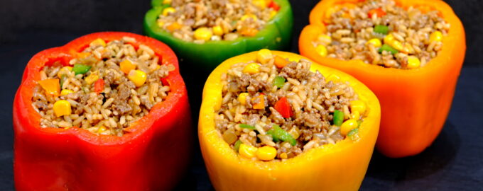 Фаршированный перец по-мексикански вкусный и доступный рецепт!