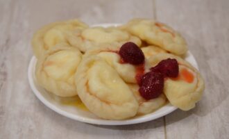 Особые вареники с творогом